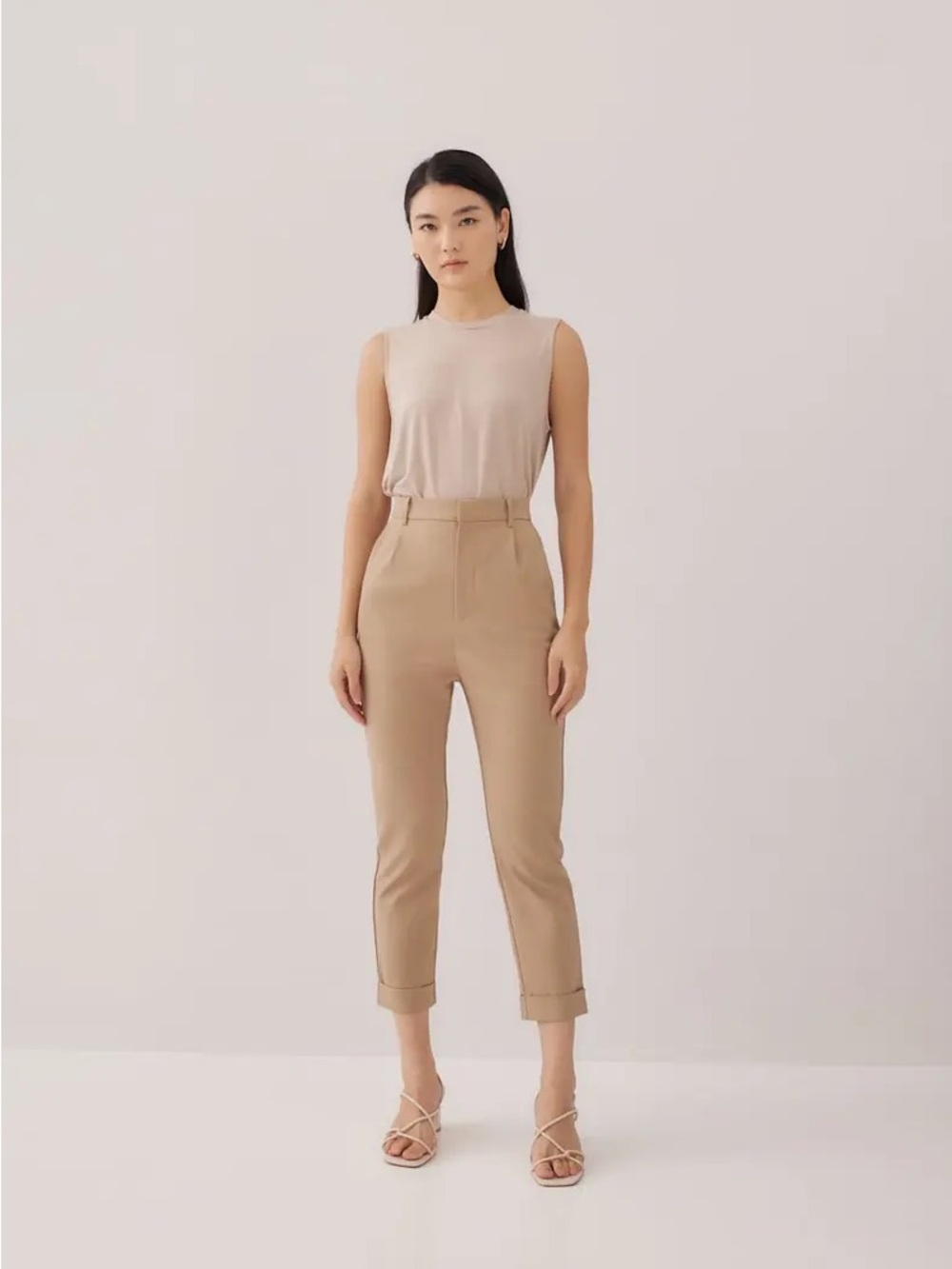 Alby Tailored Peg Leg Chino Pants- NWT